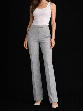 Fenty Women's Gray Modal Straight Leg Pants, 42 (M)